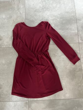 Vero Moda, Kleid, Kleid mit Spitze, dunkelrot, Gr. XS