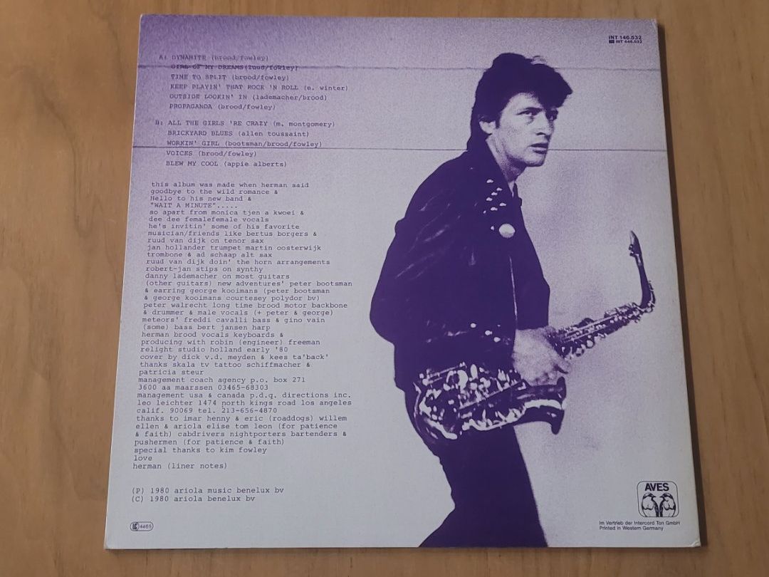 Dischi in vinile: LP  Herman Brood – Usato da Martigny venduto da MZ-67 1