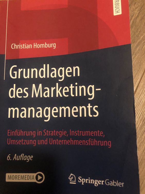 Grundlagen Des Marketingmanagements | Kaufen Auf Ricardo