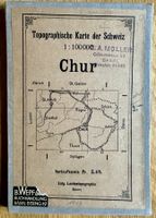 Topographische Karte der Schweiz: Chur. 1: 100 000. 1914