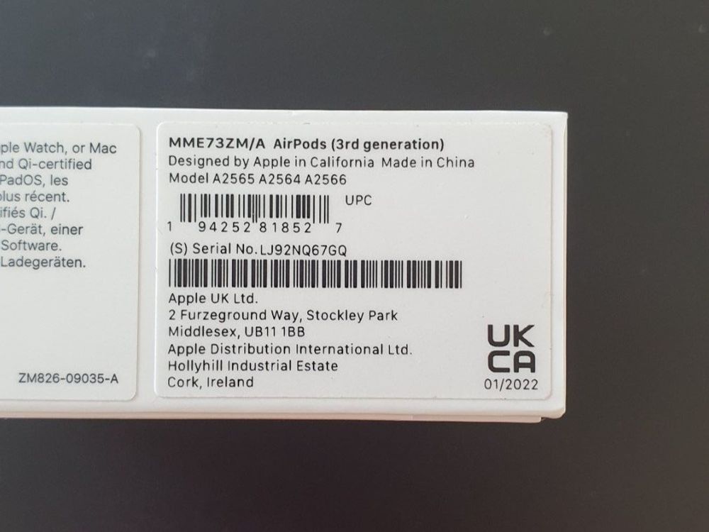 AirPods (3rd generation) magsafe 3