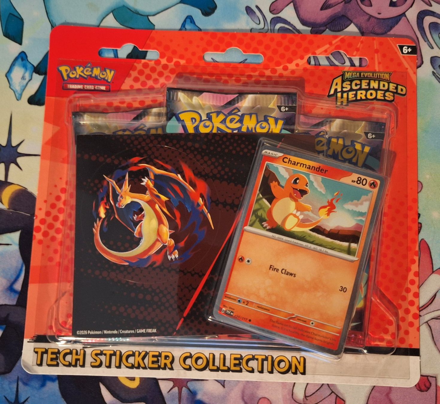 Pokémon Carte collezionabili: Pokemon Ascended Heroes: Charmander Tech Sticker Collection – Nuovo (secondo la descrizione) da Naters venduto da poketrade11