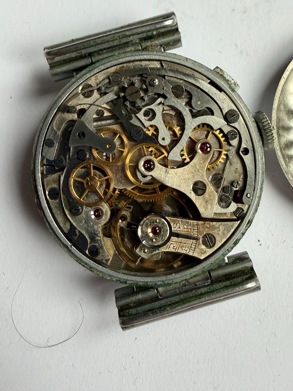 Orologi: Antimagentic Chronograph Mobilmachung 1939 – Difettoso da Worblaufen venduto da chronyves 2