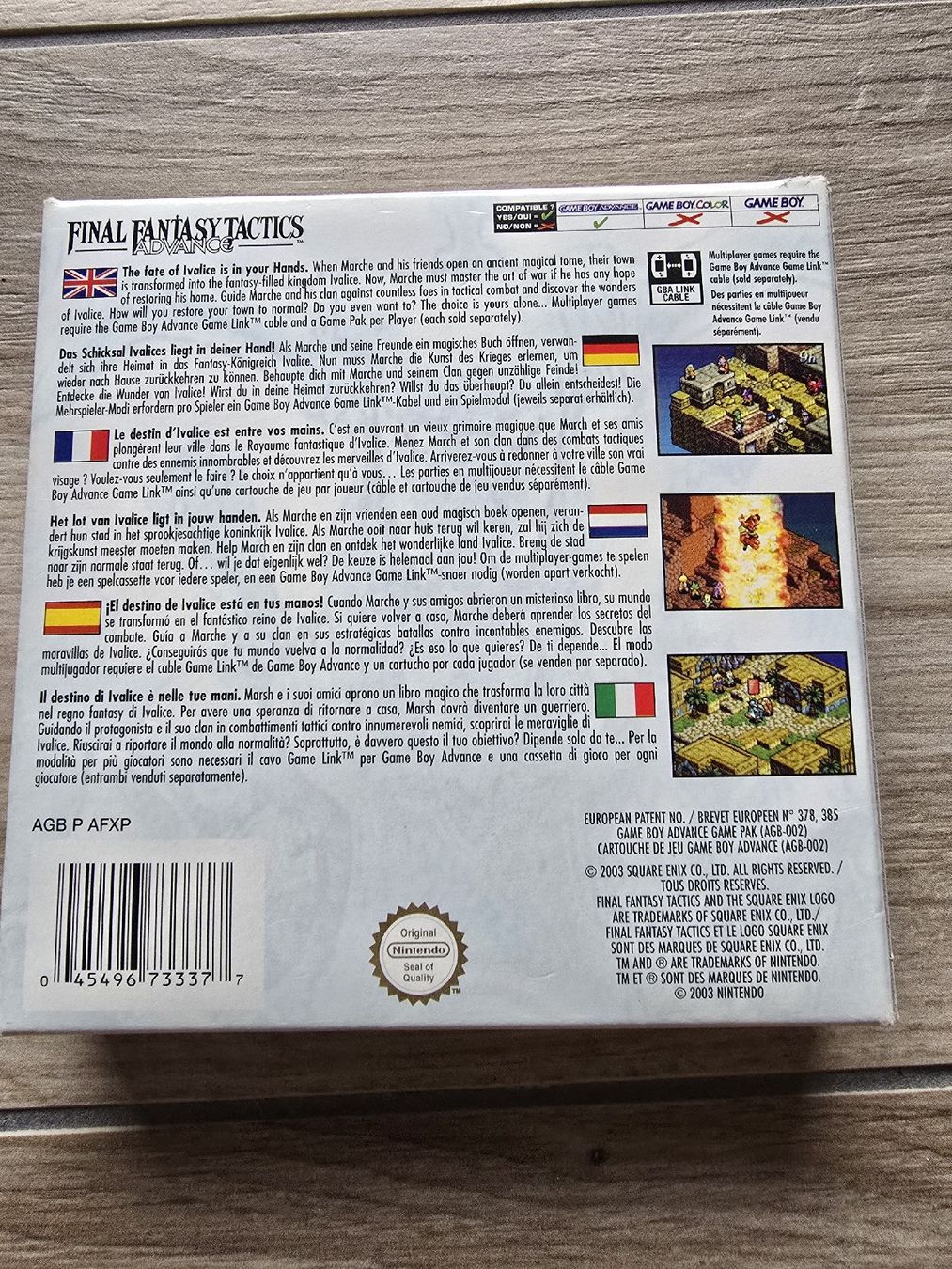 Nintendo Giochi: Final Fantasy Tactics Advance  – Usato da Chézard-St-Martin venduto da arkanges25 1