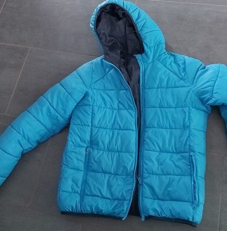Winterjacke, türkis, Grösse 158, warm gefüttert