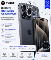 Kamera & Displayschutz für iPhone 15/15 Pro/15 Pro Max/Plus