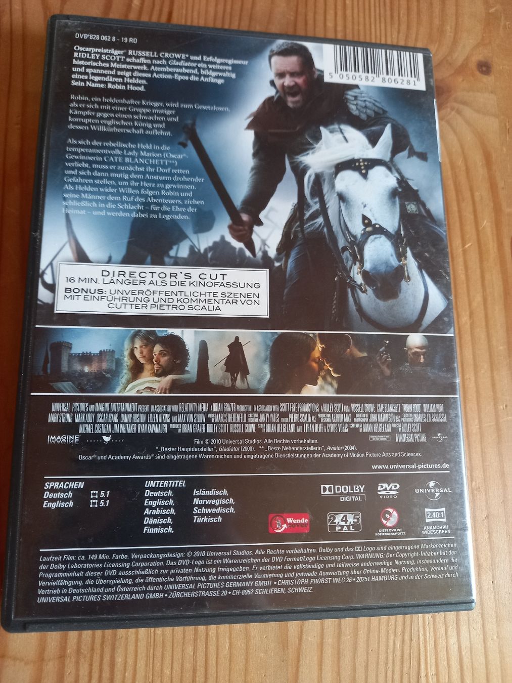 Tutti i DVDs: Robin Hood DVD Russell Crowe – Usato da Langenthal venduto da noa_9wcy 1