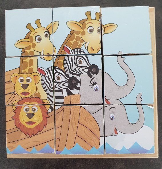 Puzzle: Puzzlewürfel mit 6 Tiermotiven – Usato da Buttisholz venduto da sico20 5