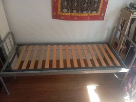40 er Jahre Eisen Bett Vintage