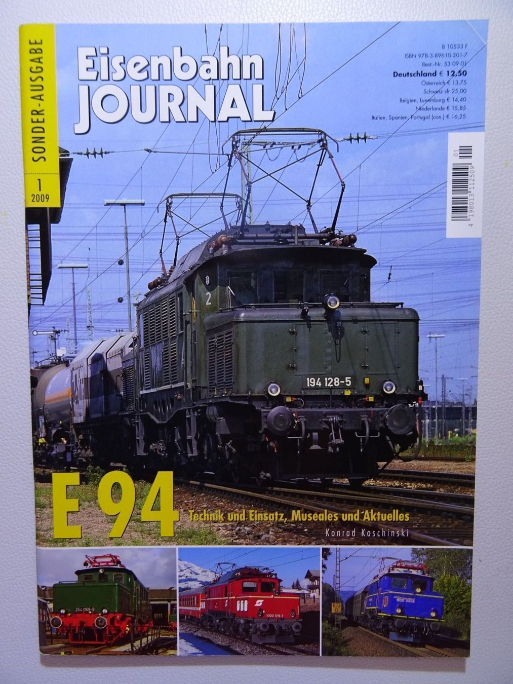Libri: Eisenbahn Journal DB Baureihe E 94 Technik, Einsatz, Museum – Usato da Teufen AR venduto da Brandan2171
