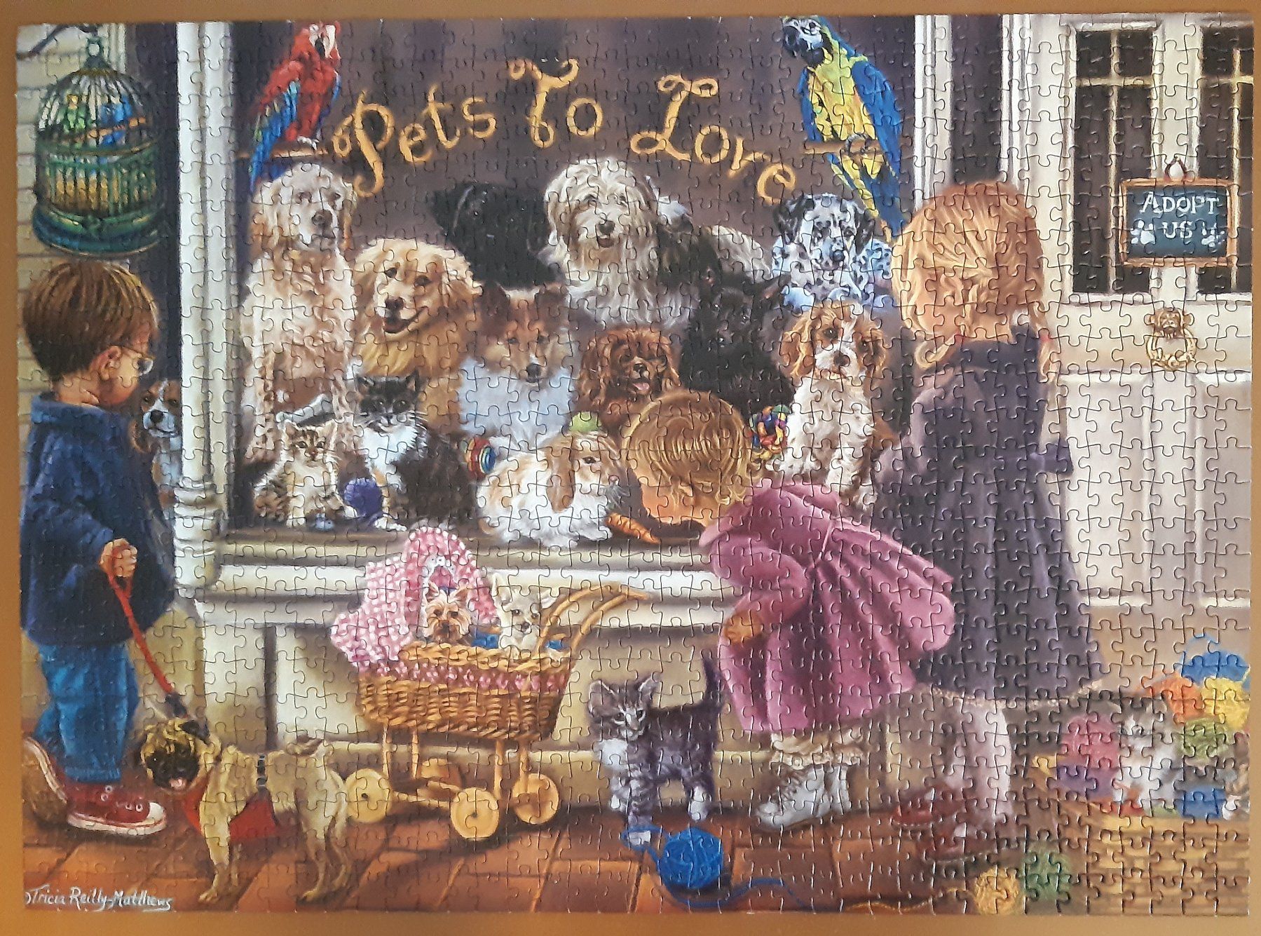 Puzzle: Puzzle 1000 Teile, Pets to Love – Usato da St. Gallen venduto da hohl1964 1