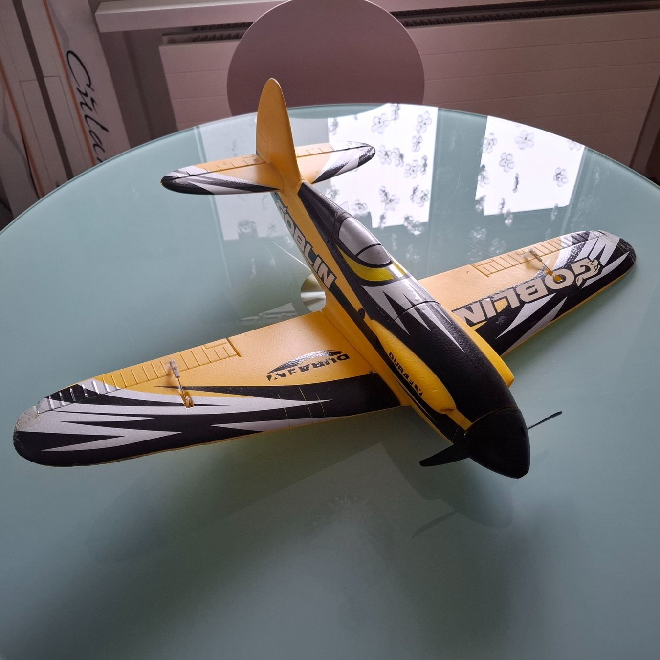 RC Modellbau: Durafly Goblin Racer – Gebraucht aus Pfungen von Logo017
