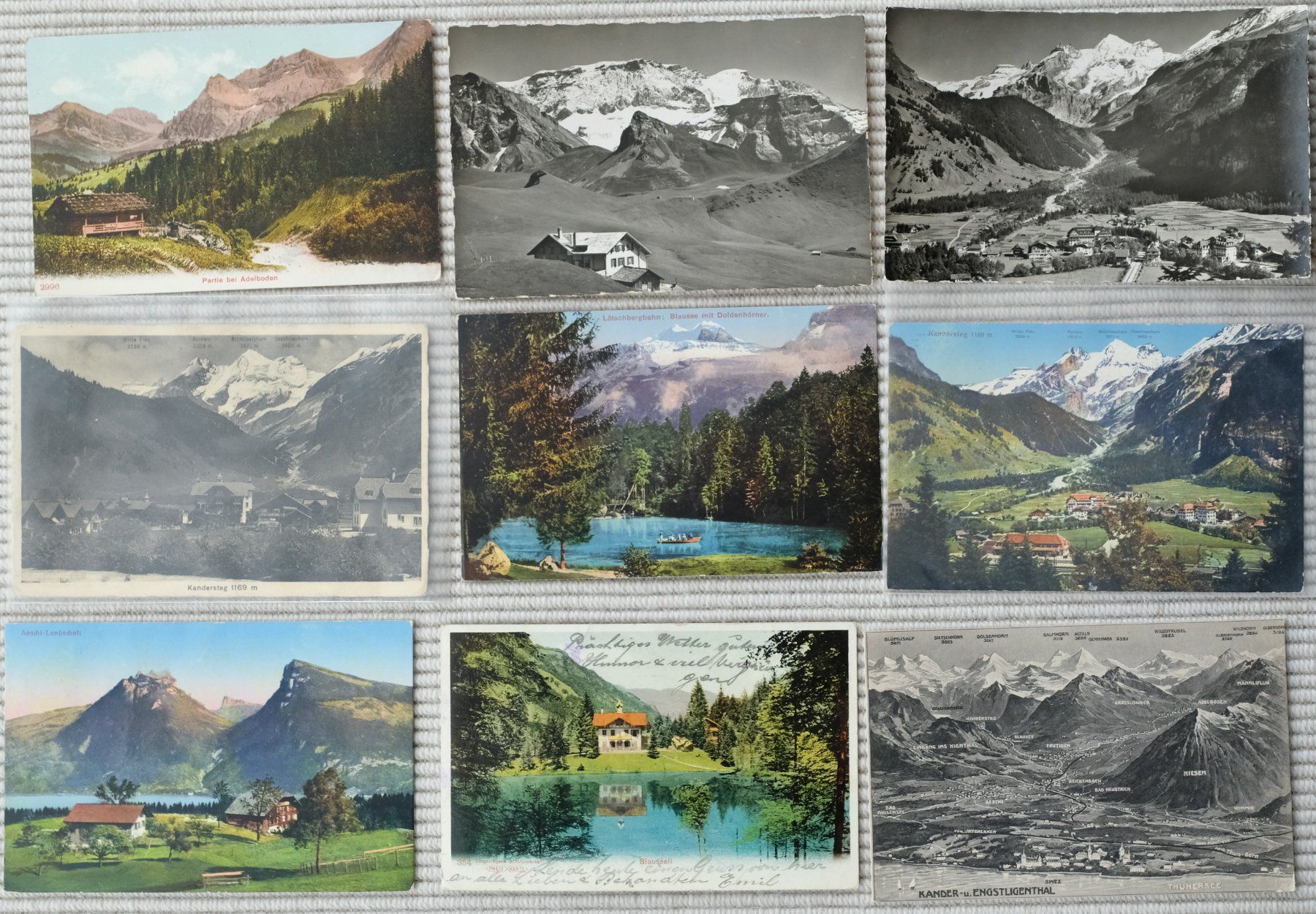 Ansichtskarten: 30 Ansichtskarten Berner Oberland 1904 - ca. 1960 – Gebraucht aus Ehrendingen von nicoro50 1