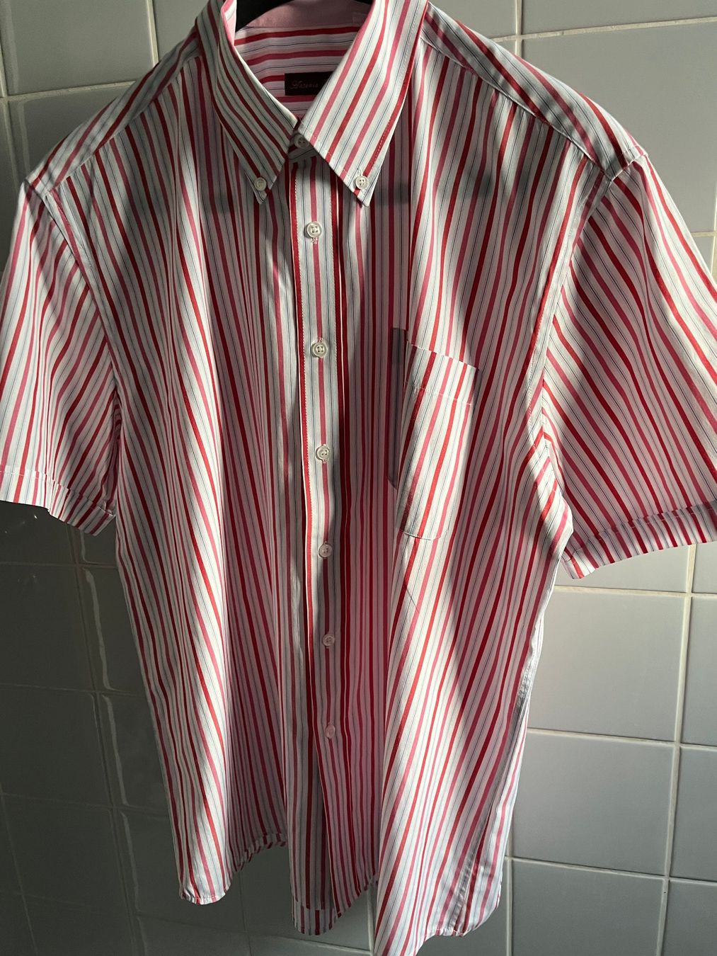 Camicie: Polohemd, gestreift, "Antonio Bacci", pflegeleicht, Gr.L-XL – Usato da Adliswil venduto da eri.40 1