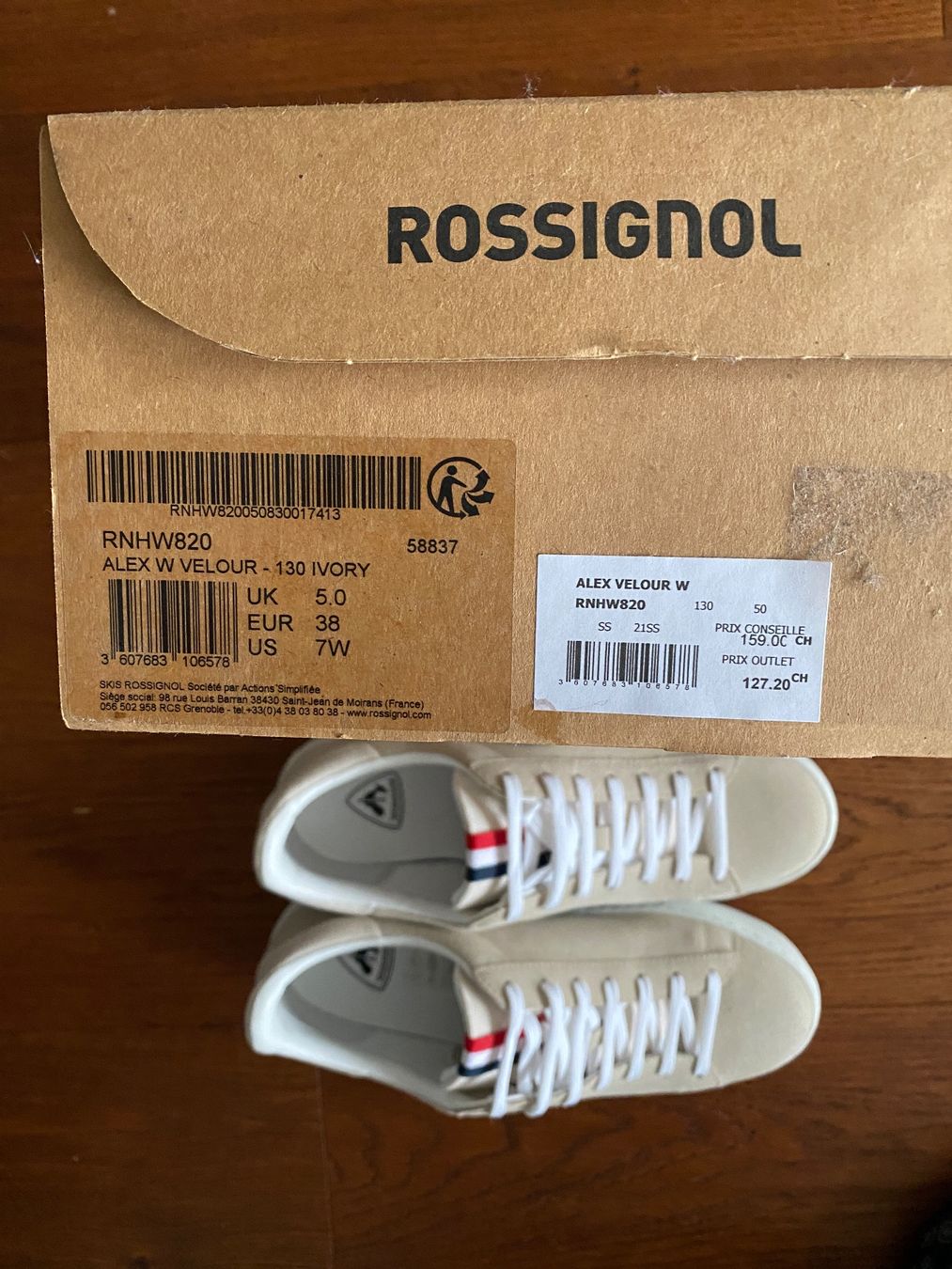 Scarpe da uomo: ROSSIGNOL, Sneaker Echtleder-Velour, Nubuk, Gr. 38 – Nuovo e nell'imballaggio originale da Tägerwilen venduto da 7orange11 4