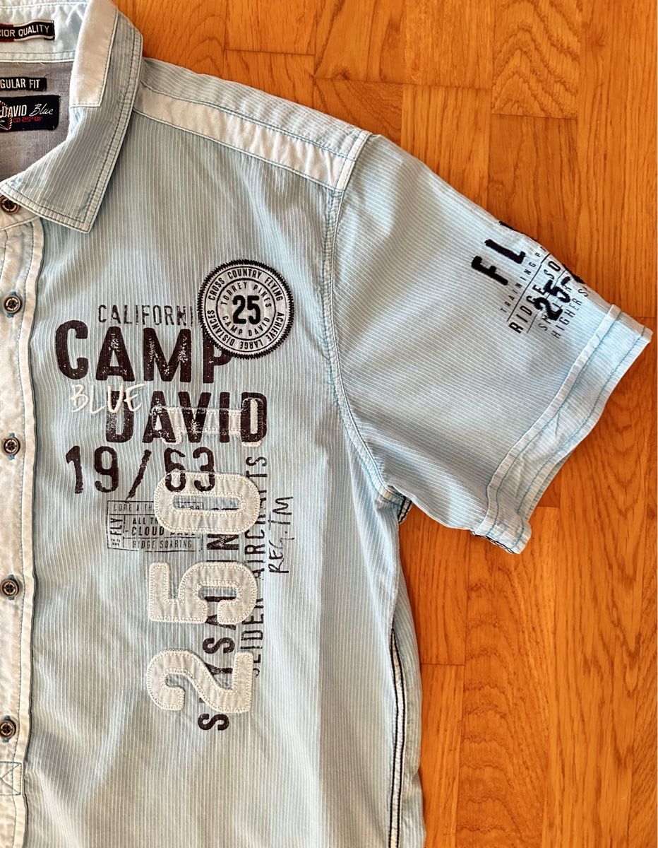 Camp David Hemden: Camp David Herren Hemd kurz Grösse S – Gebraucht aus Sursee von Betlaze 1