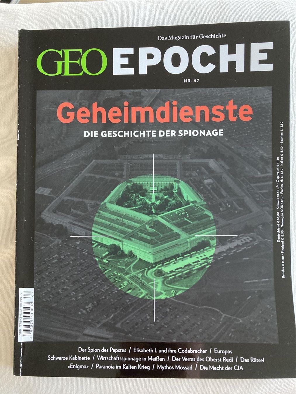 Zeitschriften & Magazine: Geo Epoche, Geheimdienste / Spionage – Gebraucht aus Baden von Yoyo1