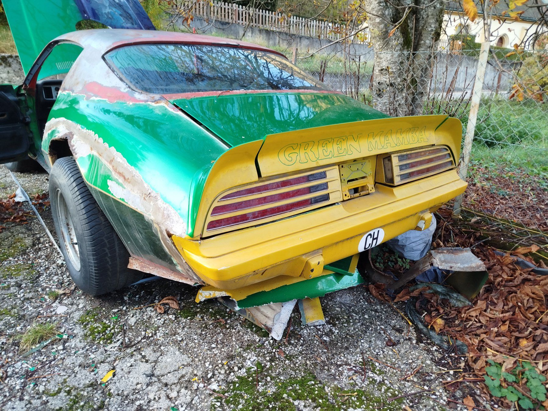 Pontiac Automobili: Pontiac Firebird TransAm 455 1974 – Usato da Savagnier venduto da Botteron_Recycling 2