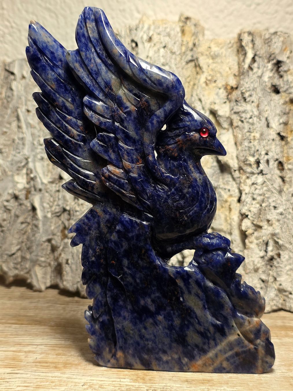 Minerali & Pietre curative: Anmutiger Sodalith Phönix 362g – Nuovo (secondo la descrizione) da Matzingen venduto da Shay_Crystalz 1