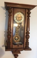 Alte Wanduhr, Holz, Vintage, Antik-Stil, Regulator 80 cm