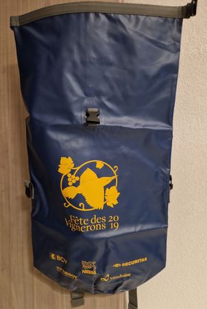 Sac à dos étanche fêtes des vignerons 2019