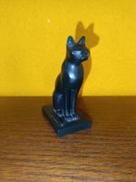 Holzskulptur Katze 20x6.5x4 cm