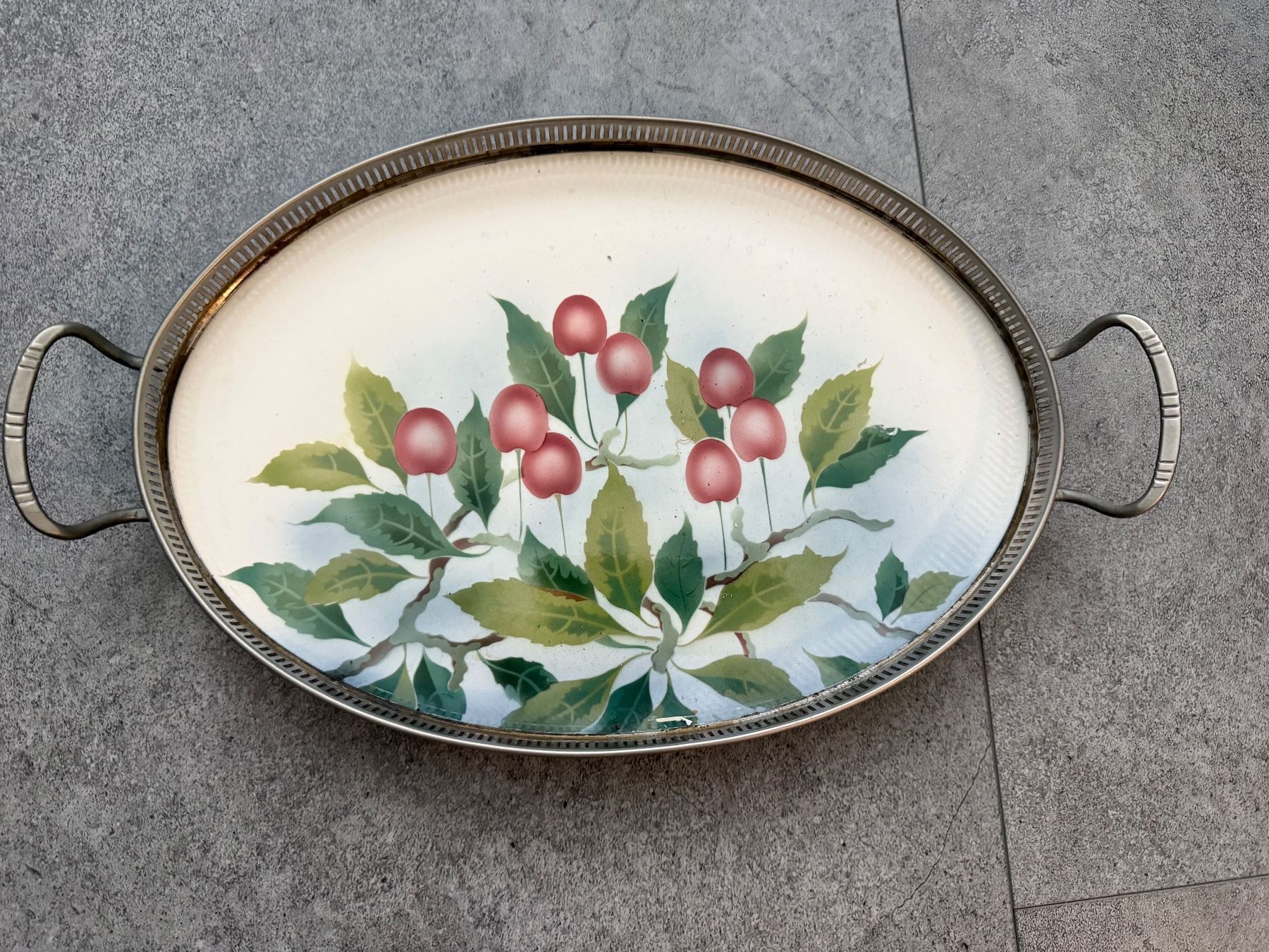 Piatti di portata: altes  Serviertablett maße 37cm x 24 cm – Usato da Buchs ZH venduto da Sten7 3