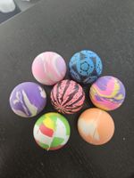 Gummibälle, 7 Stück, mehrfarbig
