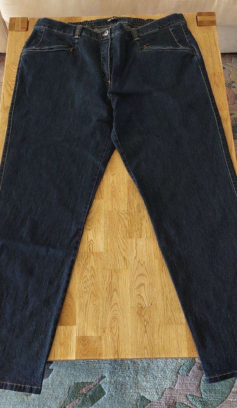 Ulla Popken Jeans: Ulla Popken, Mony Jeans dunkelblau Gr.50 lang – Nuovo (secondo la descrizione) da Zürich venduto da lehmi1