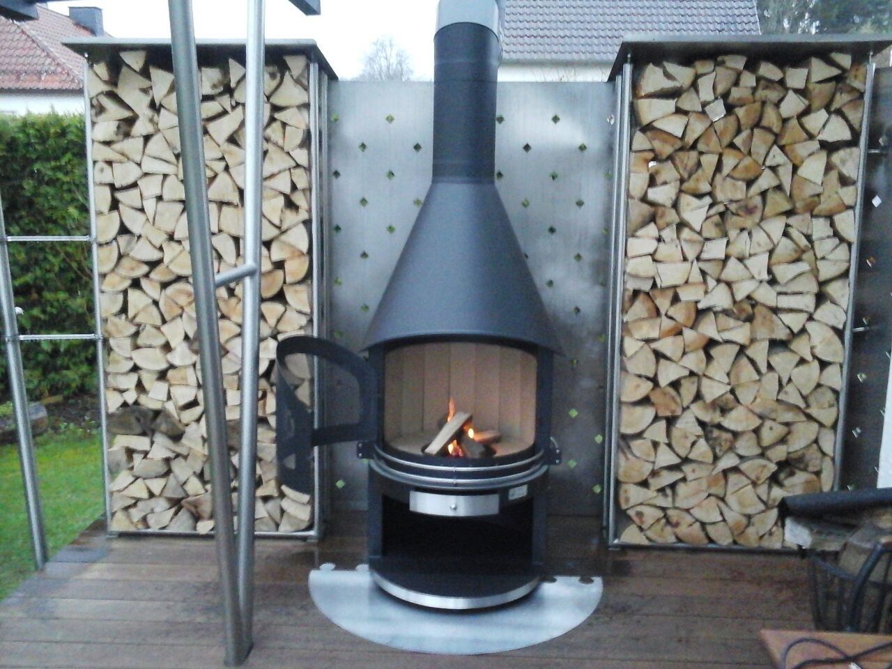 Cheminée: Cheminée Edelstahl Grillkamin Mars – Neu und originalverpackt aus Au SG von Selwie 8