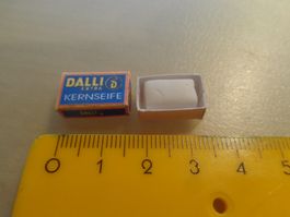 Kernseife in Schachtel als Deko für das Puppenhaus/Laden