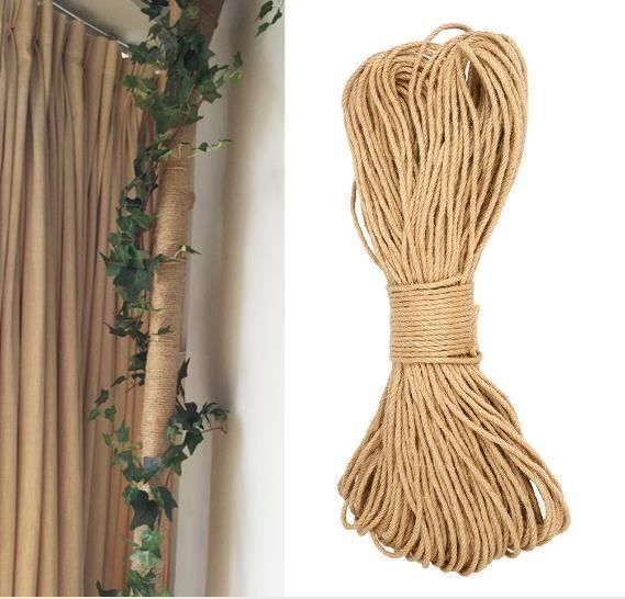 Natürliches Hanfseil 1,9 Cm X 60 M – Robustes Manila-Seil Für Garten, Handwerk & Dekoration