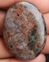 Cabochon L-5183 – Erdnuss Obsidian 37X26X6mm 48,40 Karat