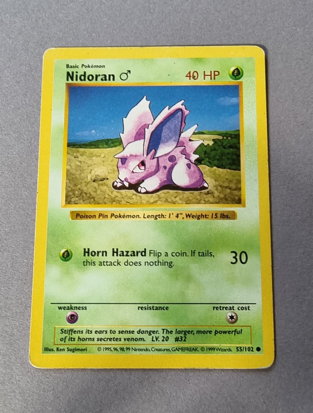 Pokémon Carte collezionabili: Pokemon, Base, Shadowless, Nidoran – Usato da St.gallen venduto da herr_gamster