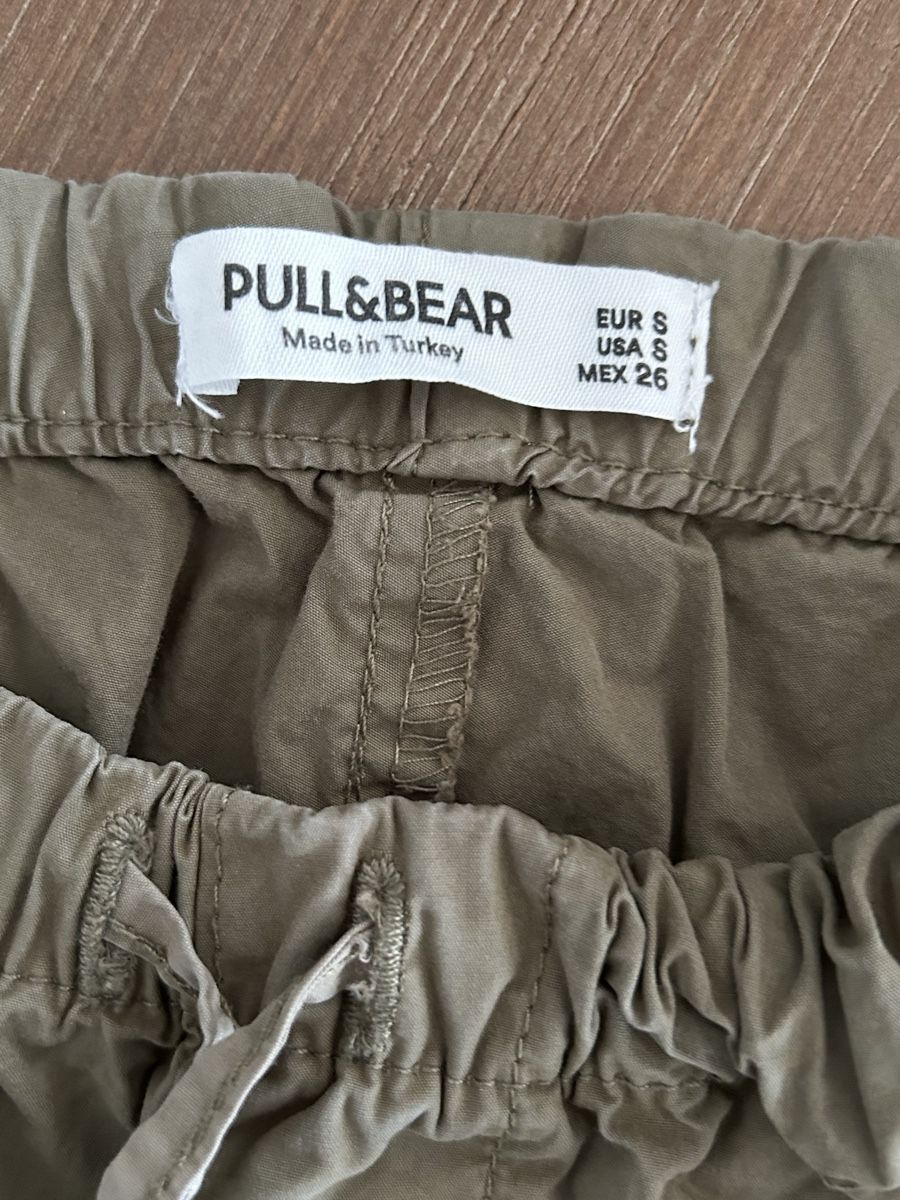 Pull&Bear Pantaloni: Pull&Bear Cargo Hose, Khaki, Gr. S, Neuwertig! Sommer – Nuovo (secondo la descrizione) da Beringen venduto da Sternli650 2
