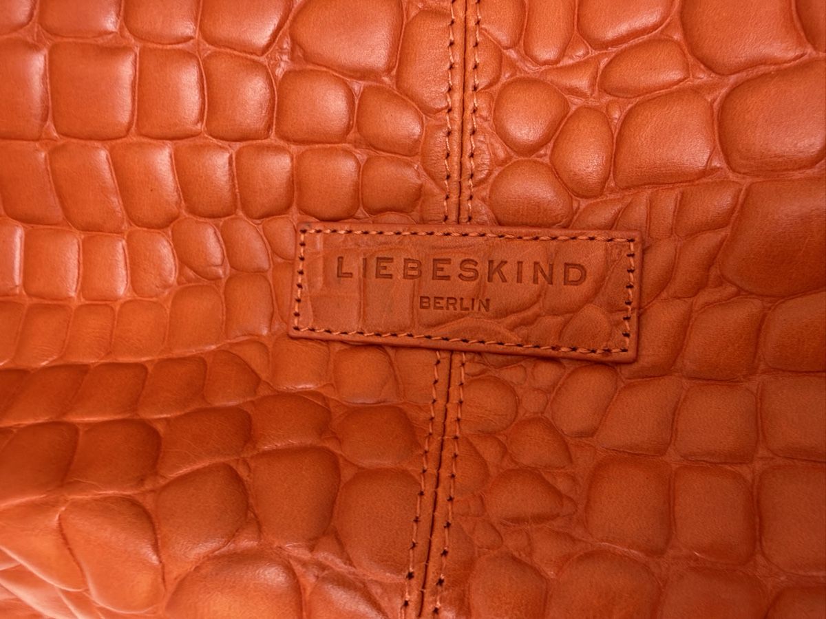 Liebeskind Borse da donna: Liebeskind Shopper in Kroko orange – Usato da Eglisau venduto da Nic1906 2