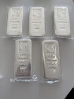 Kantonalbank 5 x 1 Kg Silberbarren