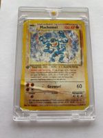 Pokemon Machomei 1. Edition Holo 8/102 Basis Set 1999 rare!