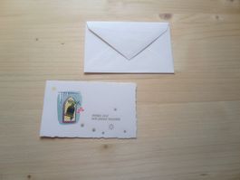 carte de vœux de Noël et nouvel an en allemand - neuve