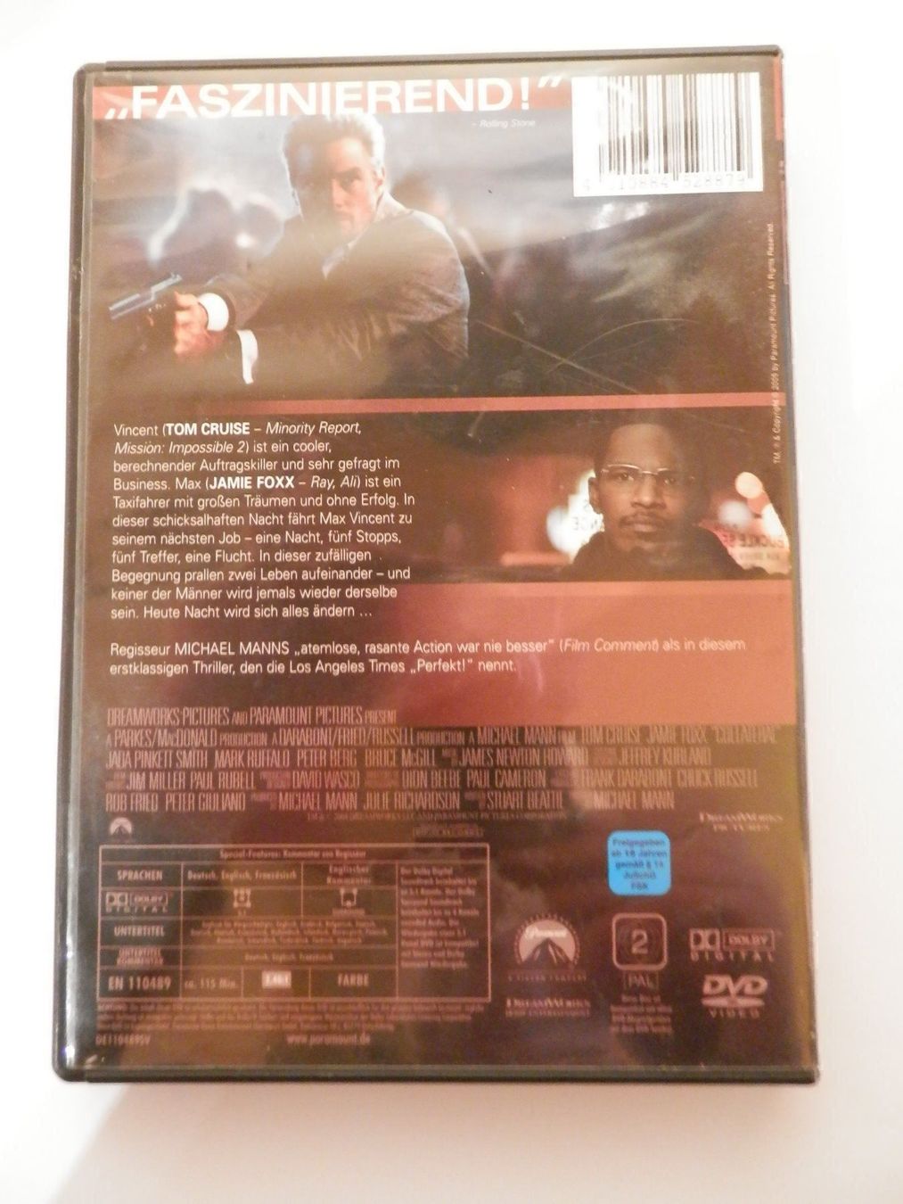 Tutti i DVDs: COLLATERAL mit Tom Cruise Jamie Foxx – Nuovo (secondo la descrizione) da Weiach venduto da weiach82 1