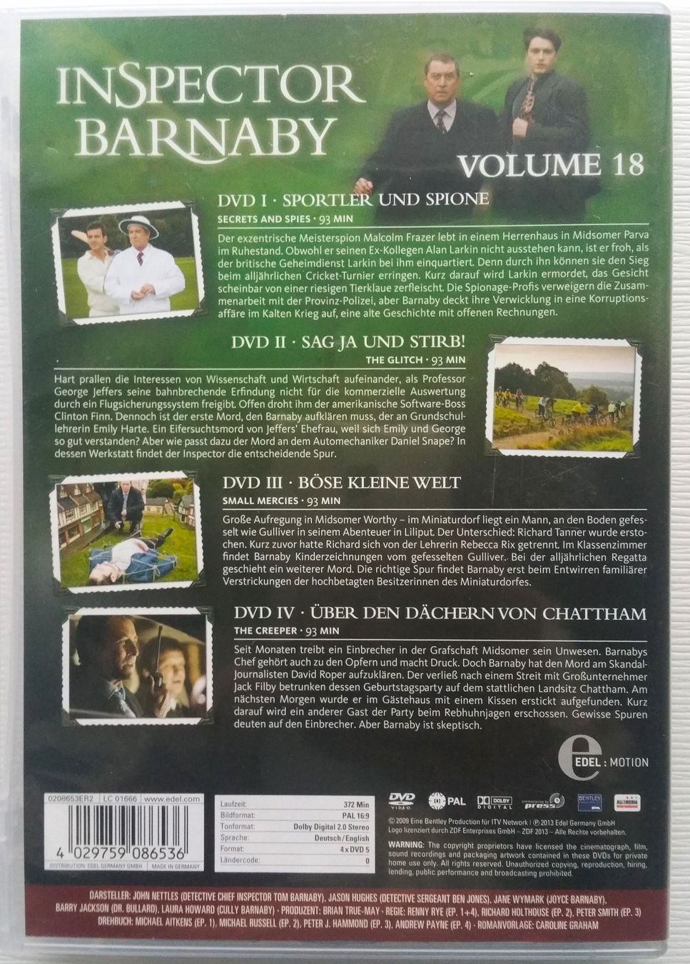 Tutti i DVDs: 4x DVD: Inspector Barnaby - Volume 18 – Usato da Oberriet SG venduto da Manick 2