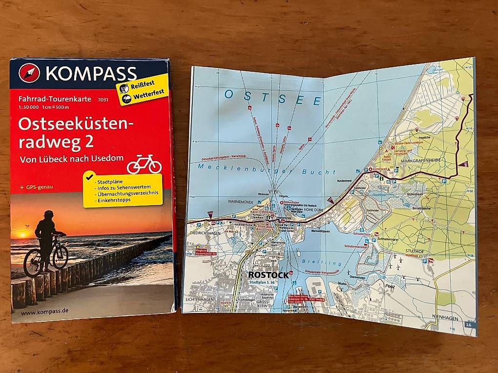 Cartine & Atlanti: Ostseeküsten Radweg Kompass  – Usato da Schmitten FR venduto da FAJost