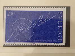 Schweden 1982 Nobelpreis 1922 Niels Bohr Physik postfrisch