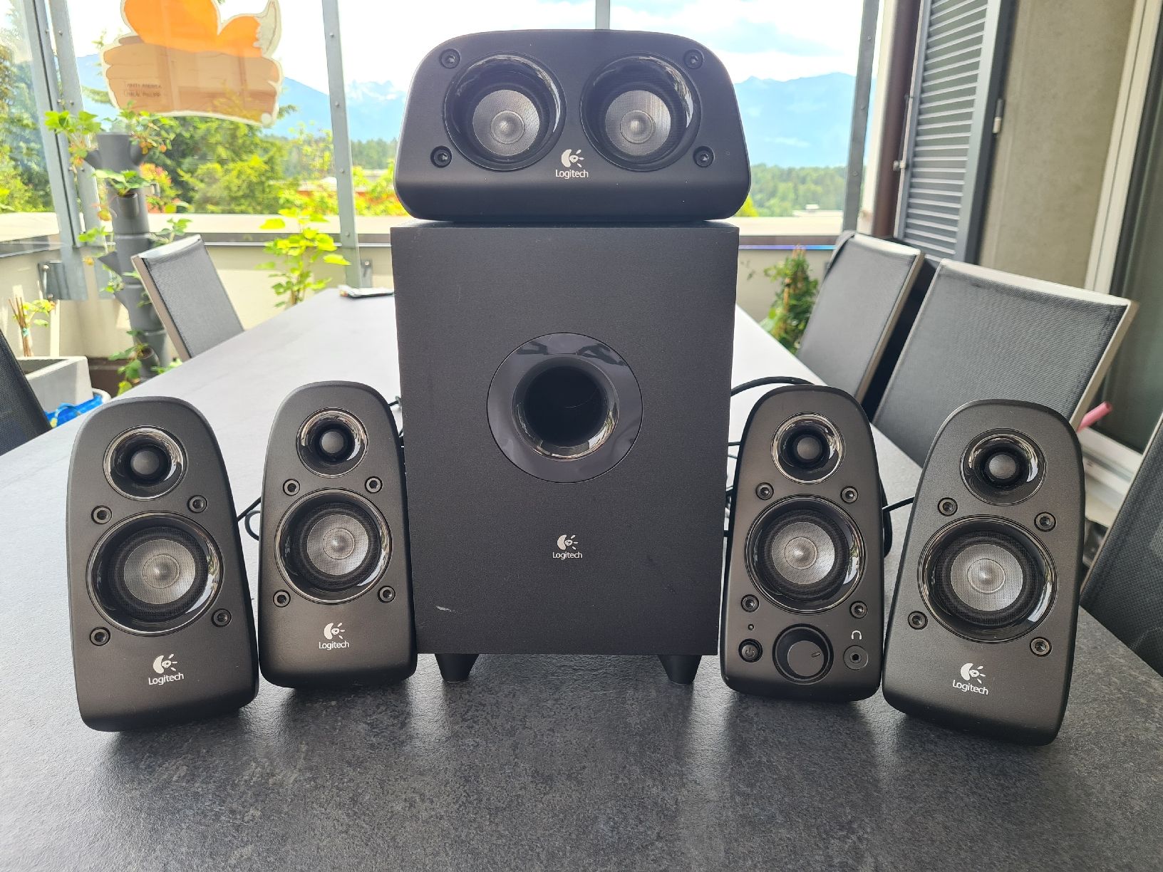Logitech Heimkino: Logitech 5.1 Surround Sound Speakers Z506 – Gebraucht aus St. Gallenkappel von
