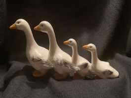 Goebel Gans Familie Keramik West Germany Figur guter Zustand