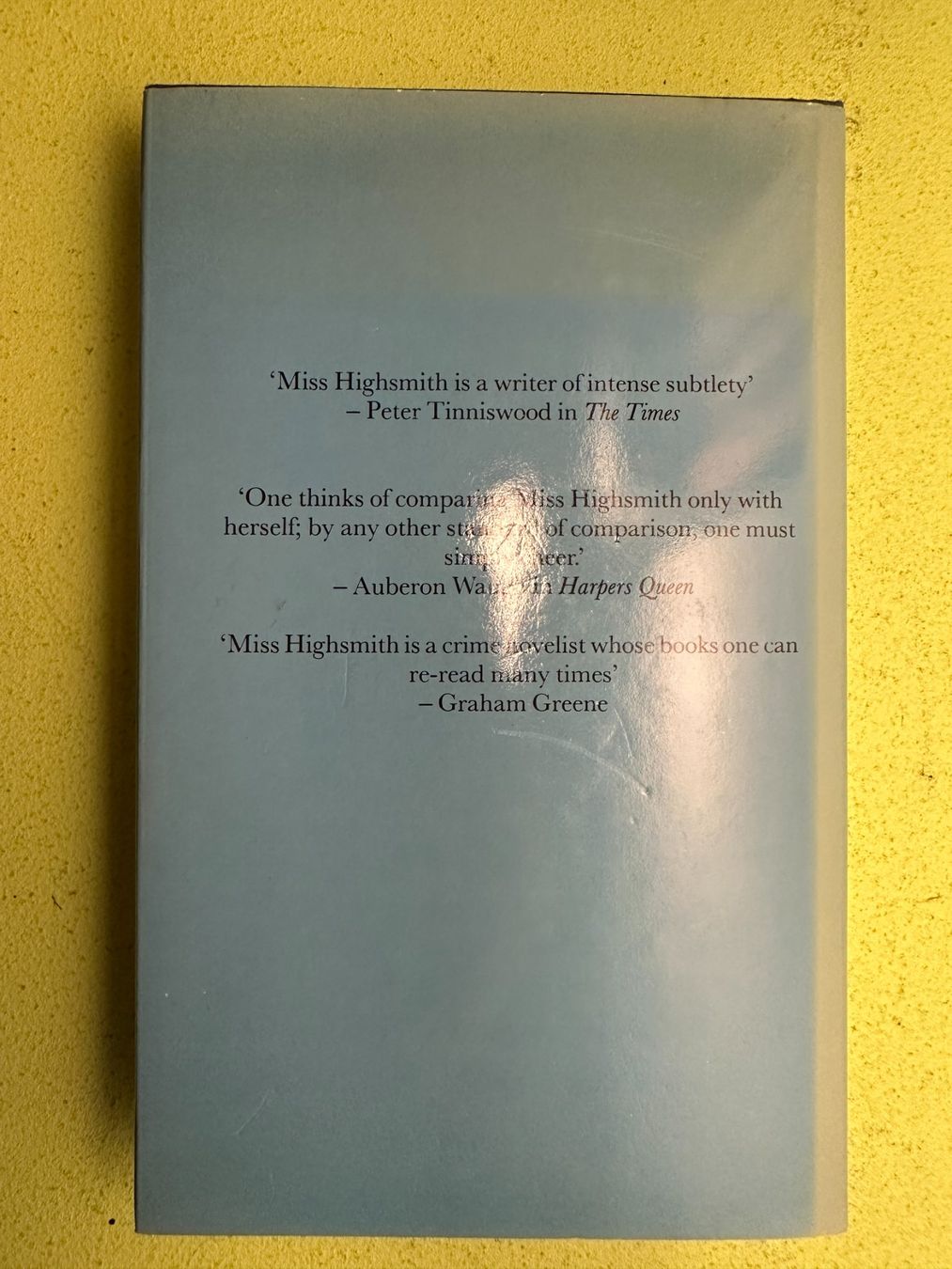 Libri: Patricia Highsmith: The Black House. – Usato da Zürich venduto da allp 6