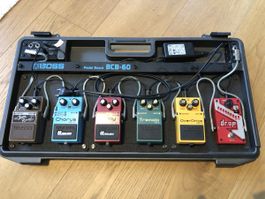 Guitar Pedal Board Set- Boss - Chorus, delay, reverb, etc