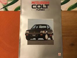 Mitsubishi Colt Turbo Verkaufsprospekt September 1983