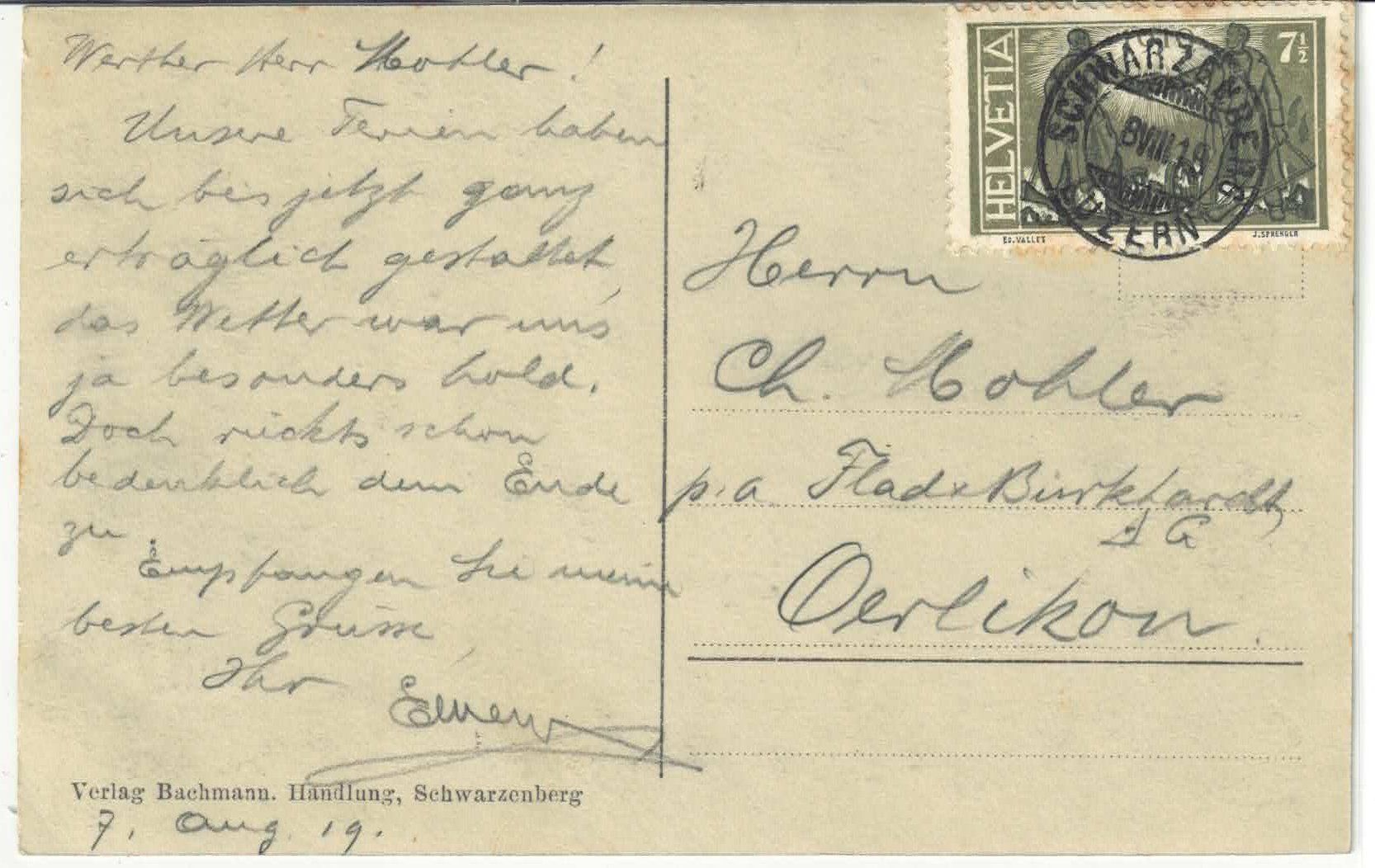 Cartoline postali: Kurort Schwarzenberg – Usato da Ettingen venduto da Kartenplanet 1