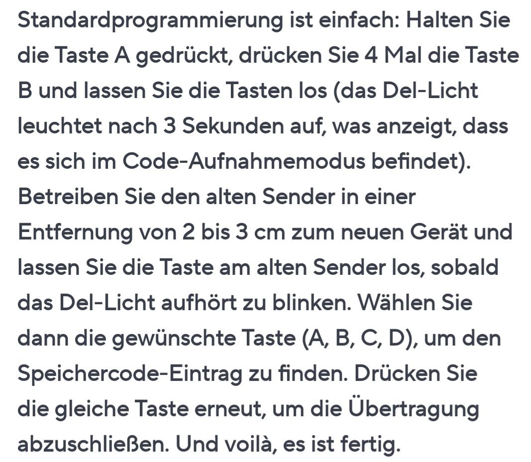 Fernbedienungen: Garagentor Fernbedienung programmierbar 280MHz-868MHz – Neu und originalverpackt aus Menziken von Mirager 4